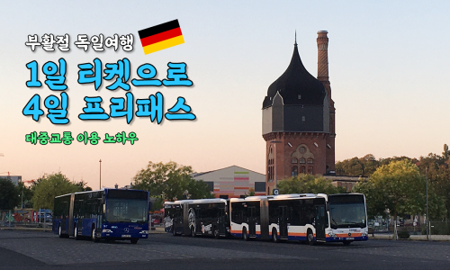 1일 티켓으로 4일 대중교통 이용하는 방법
